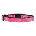 Unconditional Love Crazy Hearts Nylon Collars Bright Pink Cat Safety UN749581